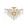 Crystorama Filmore 19'' Semi Flush Mount in Antique Gold - Additional View