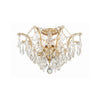 Crystorama Filmore 19'' Semi Flush Mount in Antique Gold - Additional View