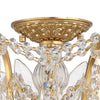Crystorama Filmore 19'' Semi Flush Mount in Antique Gold - Additional View