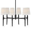 4466BK Beaumont 6 Light Chandelier|Alternate Image