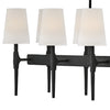 4469BK Beaumont 10 Light Industrial Chandelier | Alternate Image