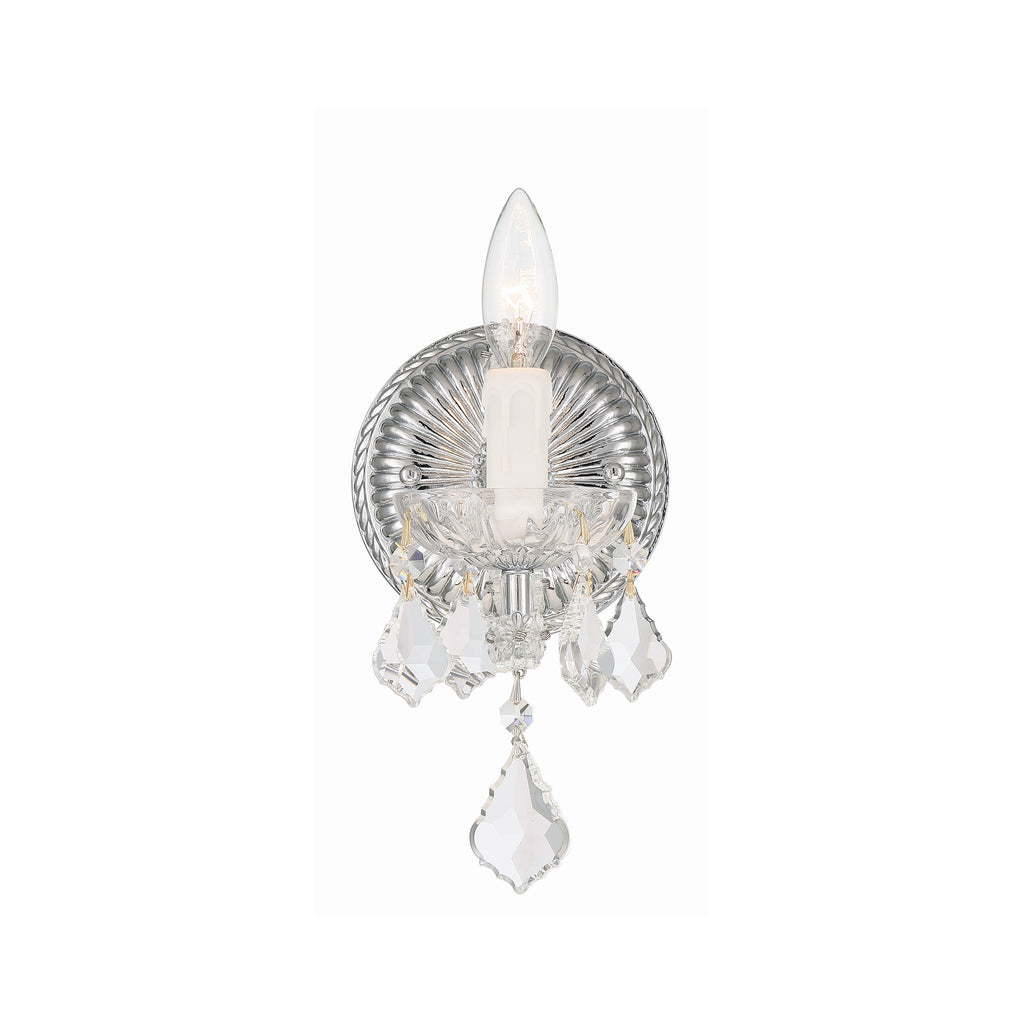 Crystorama Maria Theresa 6'' Sconce in Polished Chrome - Additional View