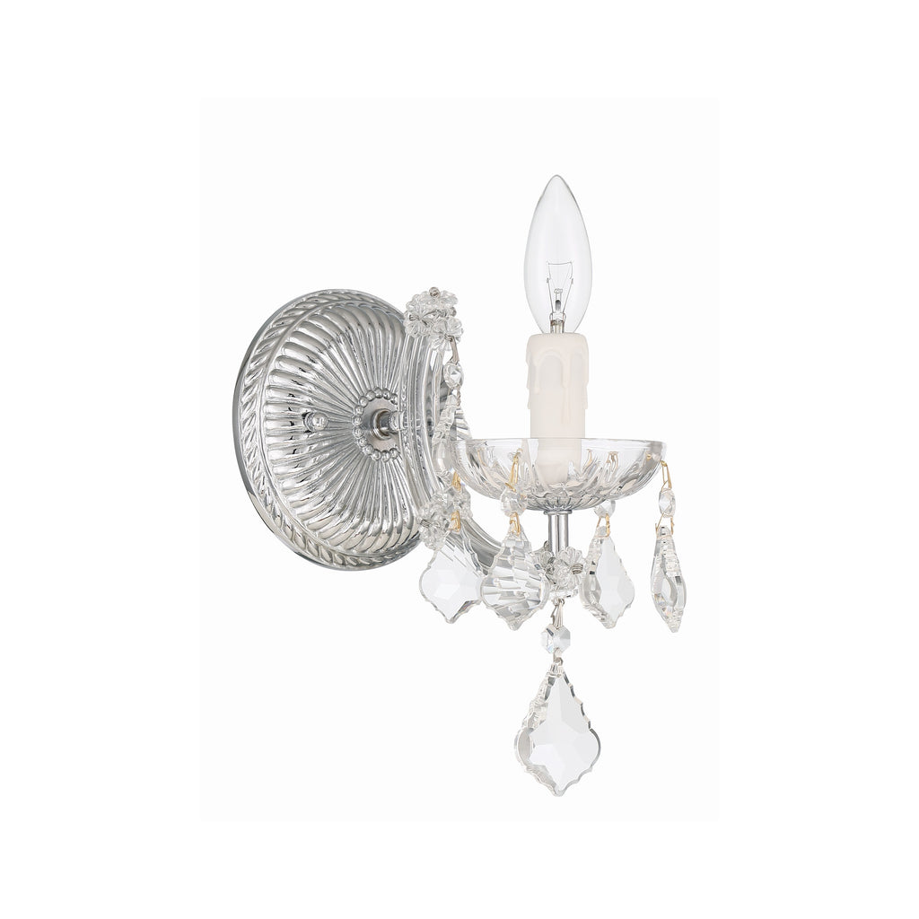 Crystorama Maria Theresa 6'' Sconce in Polished Chrome - Additional View