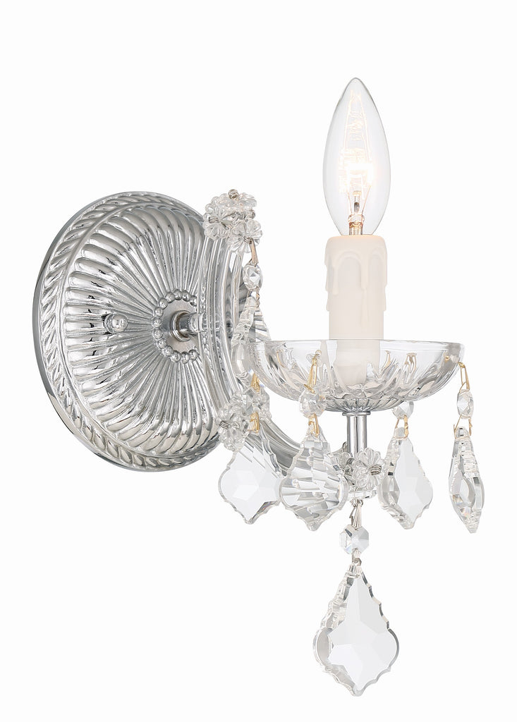 4471-CH-CL-SAQ Maria Theresa 6'' Sconce | Main Image