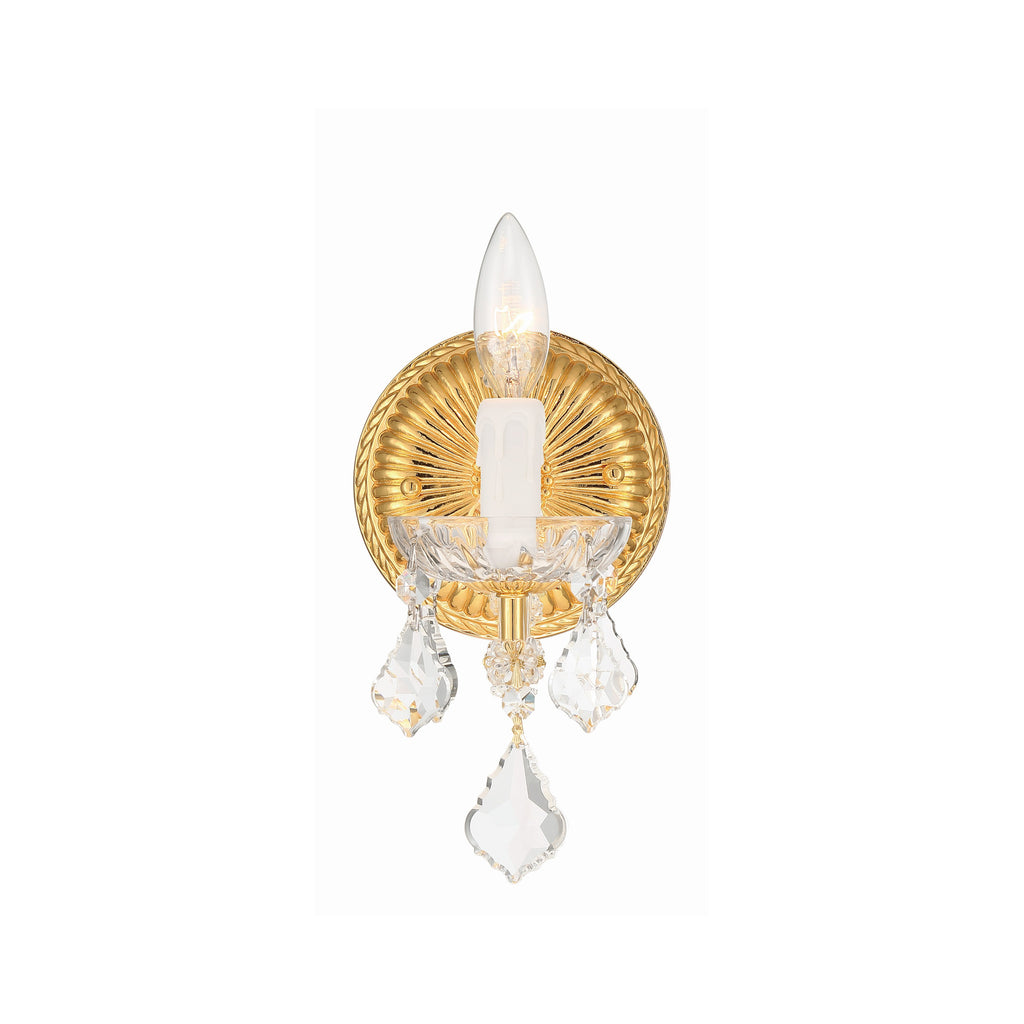 Crystorama Maria Theresa 6'' Sconce in Gold - Additional View