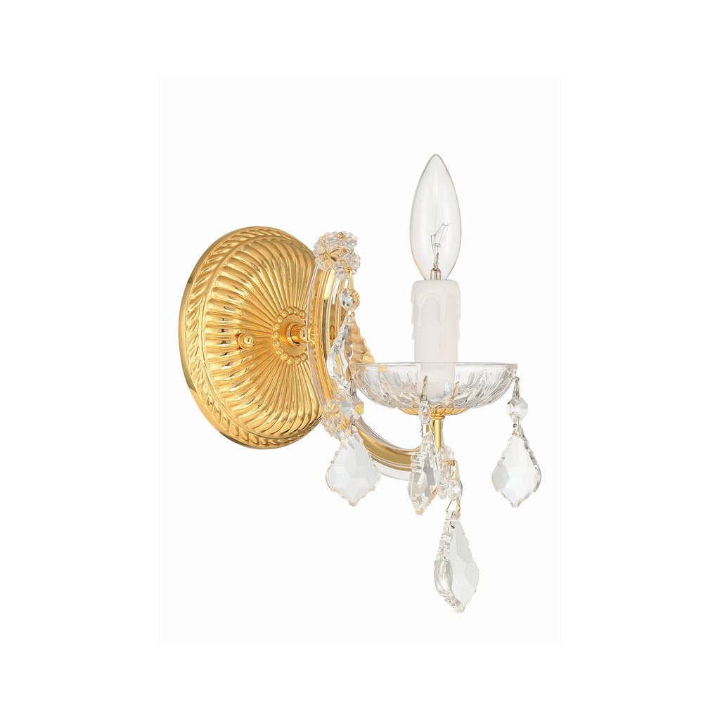 Crystorama Maria Theresa 6'' Sconce in Gold - Additional View