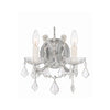 Crystorama Maria Theresa 10.5'' Sconce in Polished Chrome - Front View
