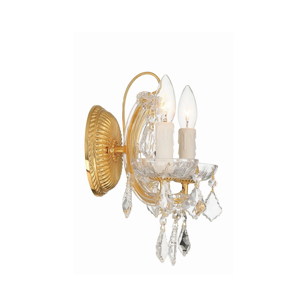 Crystorama Maria Theresa 10.5'' Sconce in Gold - Additional View
