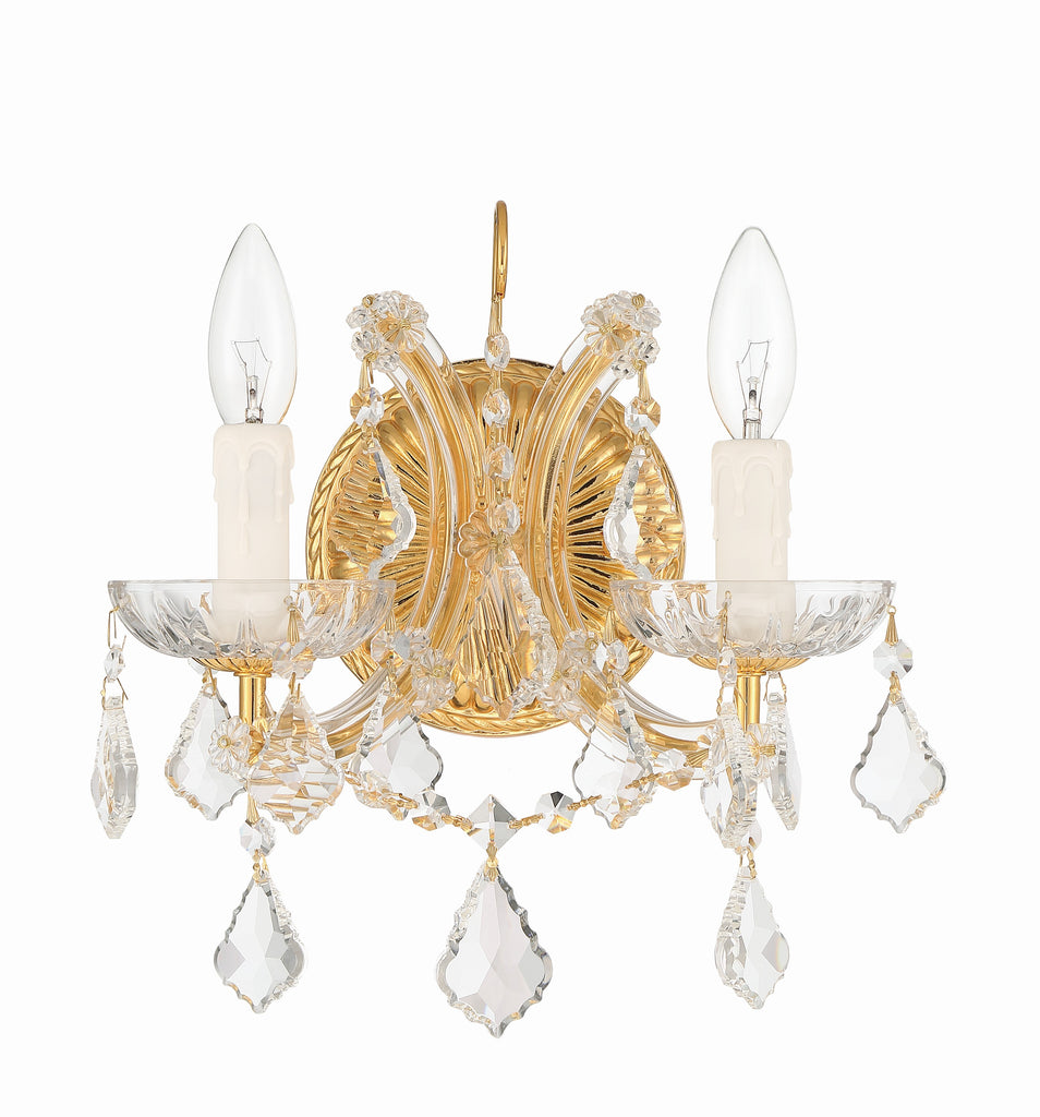Crystorama Maria Theresa 10.5'' Sconce in Gold - Additional View