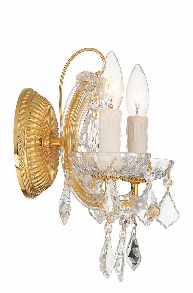 Crystorama Maria Theresa 10.5'' Sconce in Gold - Additional View