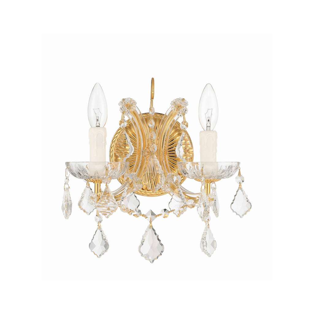 Crystorama Maria Theresa 10.5'' Sconce in Gold - Additional View