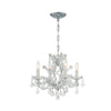 Crystorama Maria Theresa 16.5'' Chandelier in Polished Chrome - Front View