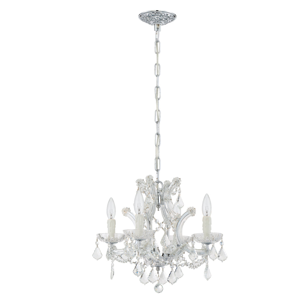 Crystorama Maria Theresa 16.5'' Chandelier in Polished Chrome - Additional View