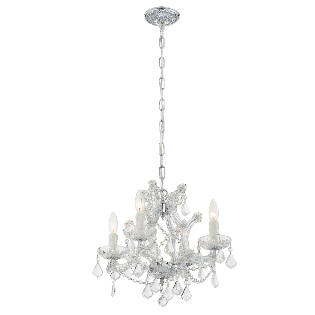 Crystorama Maria Theresa 16.5'' Chandelier in Polished Chrome - Additional View