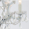 Crystorama Maria Theresa 16.5'' Chandelier in Polished Chrome - Additional View