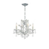 Crystorama Maria Theresa 16.5'' Chandelier in Polished Chrome - Front View