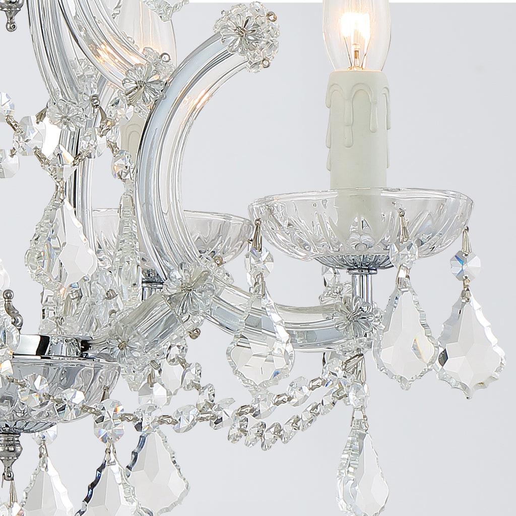 Crystorama Maria Theresa 16.5'' Chandelier in Polished Chrome - Additional View