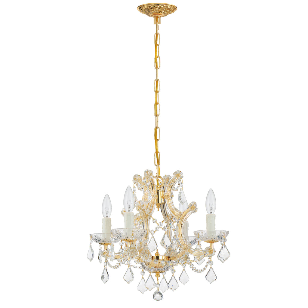 Crystorama Maria Theresa 16.5'' Chandelier in Gold - Additional View