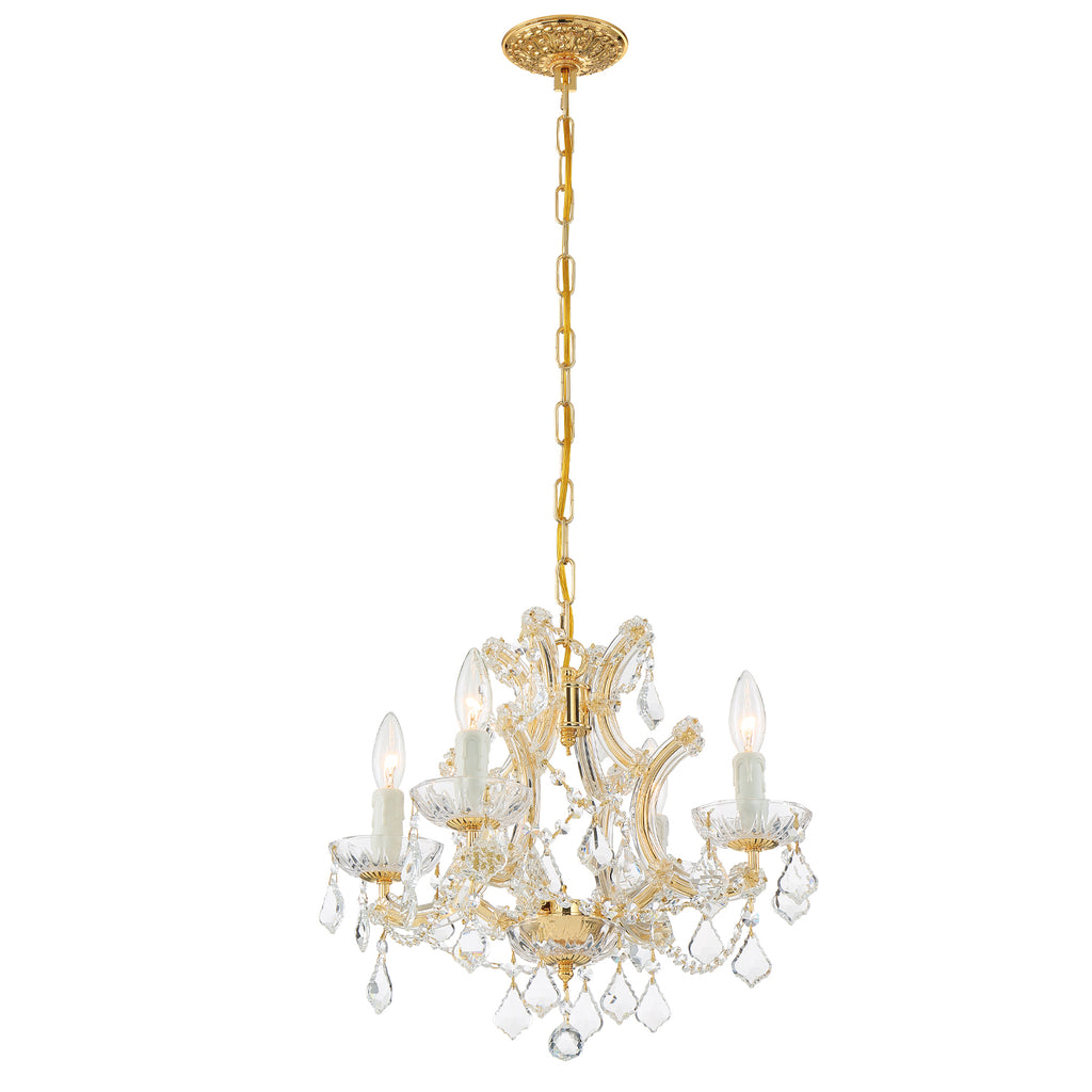 Crystorama Maria Theresa 16.5'' Chandelier in Gold - Additional View