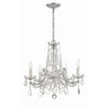 Crystorama Maria Theresa 20'' Chandelier in Polished Chrome - Additional View