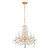 Crystorama Maria Theresa 20'' Chandelier in Gold - Additional View