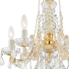 Crystorama Maria Theresa 20'' Chandelier in Gold - Additional View