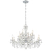 Crystorama Maria Theresa 29'' Chandelier in Polished Chrome - Additional View