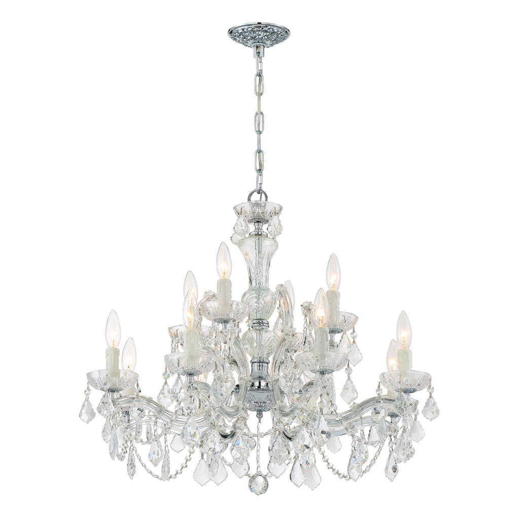 4479-CH-CL-SAQ Maria Theresa 12 Light Chandelier | Main Image