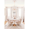 Crystorama Maria Theresa 29'' Chandelier in Gold - Lifestyle View