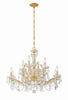 4479-GD-CL-MWP Maria Theresa 12 Light Chandelier | Alternate Image