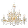 4479-GD-CL-MWP Maria Theresa 12 Light Chandelier | Alternate Image