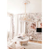 Crystorama Maria Theresa 29'' Chandelier in Gold - Lifestyle View