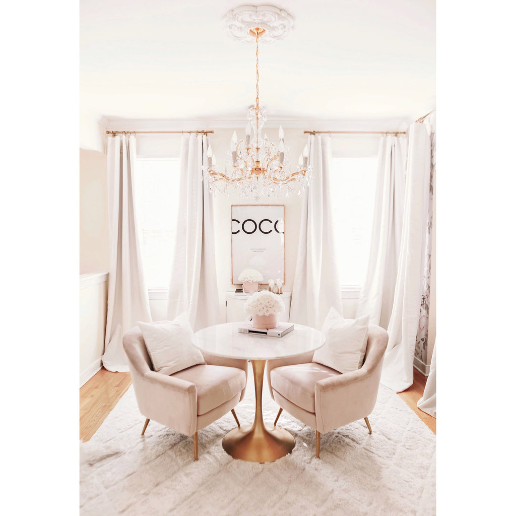 Crystorama Maria Theresa 29'' Chandelier in Gold - Lifestyle View