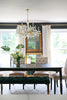 Crystorama Maria Theresa 29'' Chandelier in Gold - Lifestyle View