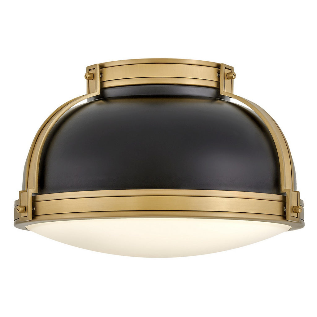 46351BK-LCB Barton 2 Light Industrial Flush Mount | Alternate Image