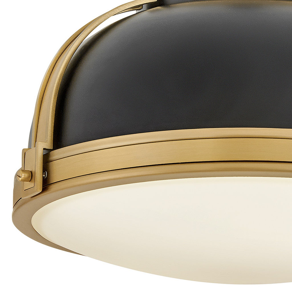 46351BK-LCB Barton 2 Light Industrial Flush Mount | Alternate Image