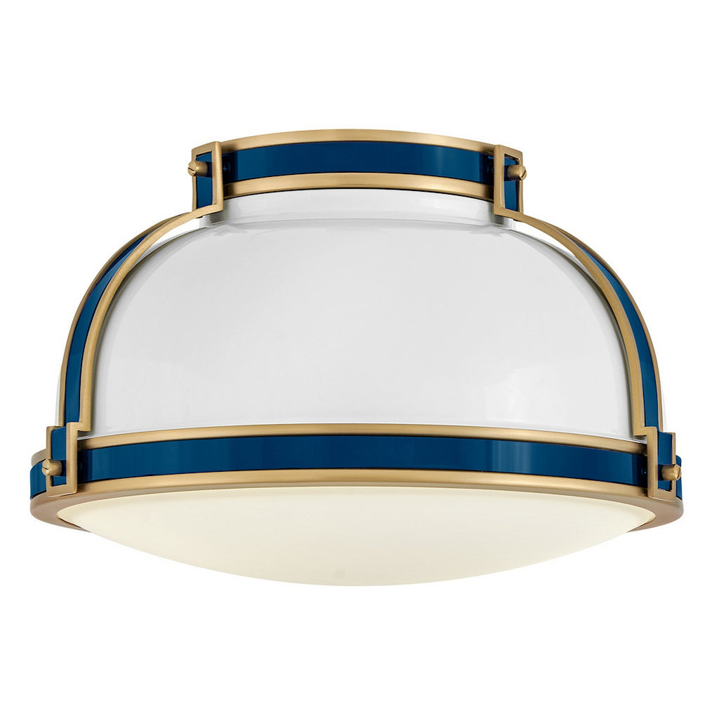 46351BK-LCB Barton 2 Light Industrial Flush Mount | Alternate Image