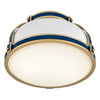 46351BK-LCB Barton 2 Light Industrial Flush Mount | Alternate Image