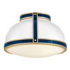 46351BK-LCB Barton 2 Light Industrial Flush Mount | Alternate Image