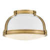 46351BK-LCB Barton 2 Light Industrial Flush Mount | Alternate Image