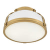 46351BK-LCB Barton 2 Light Industrial Flush Mount | Alternate Image