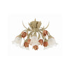 Crystorama Southport 22'' Semi Flush Mount in Sage Rose - Additional View