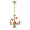 Crystorama Southport 14'' Chandelier in Sage Rose - Additional View