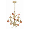 Crystorama Southport 20'' Chandelier in Sage Rose - Additional View
