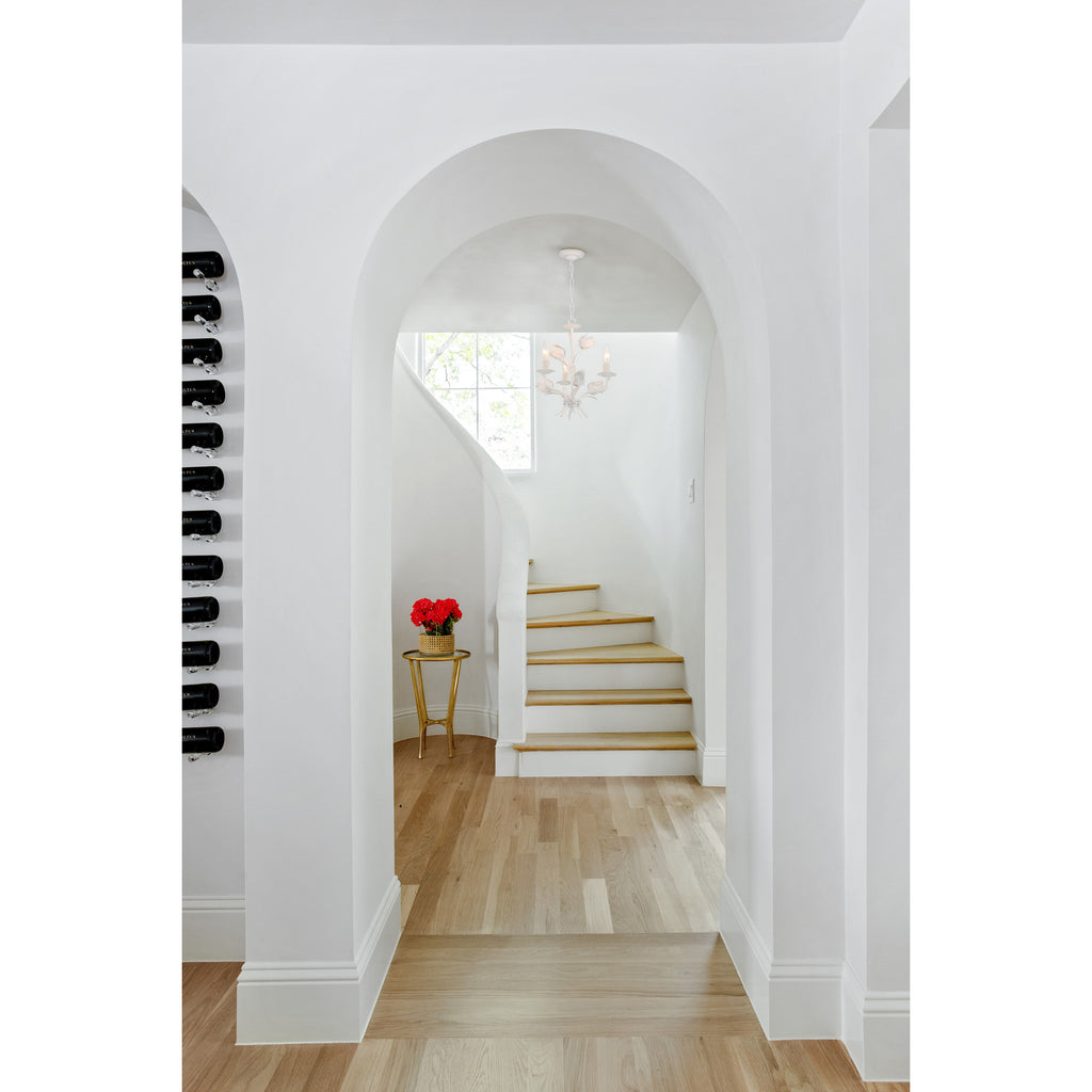Crystorama Southport 14'' Chandelier in Wet White - Lifestyle View