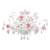 4850-WW Lola 6 Light Semi Flush Mount | Main Image