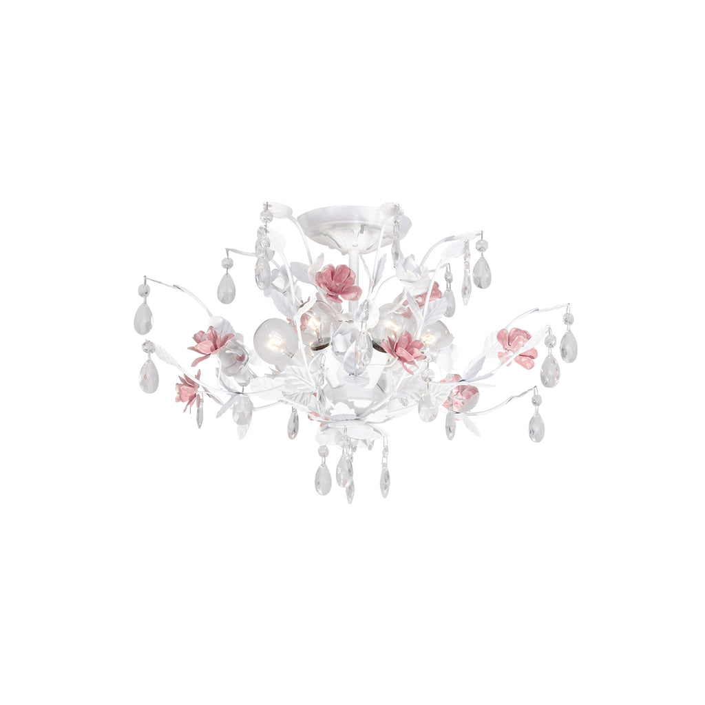 4850-WW Lola 6 Light Semi Flush Mount | Alternate Image