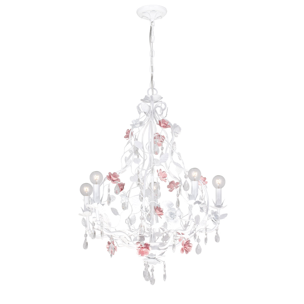 4856-WW Lola 5 Light Chandelier | Alternate Image