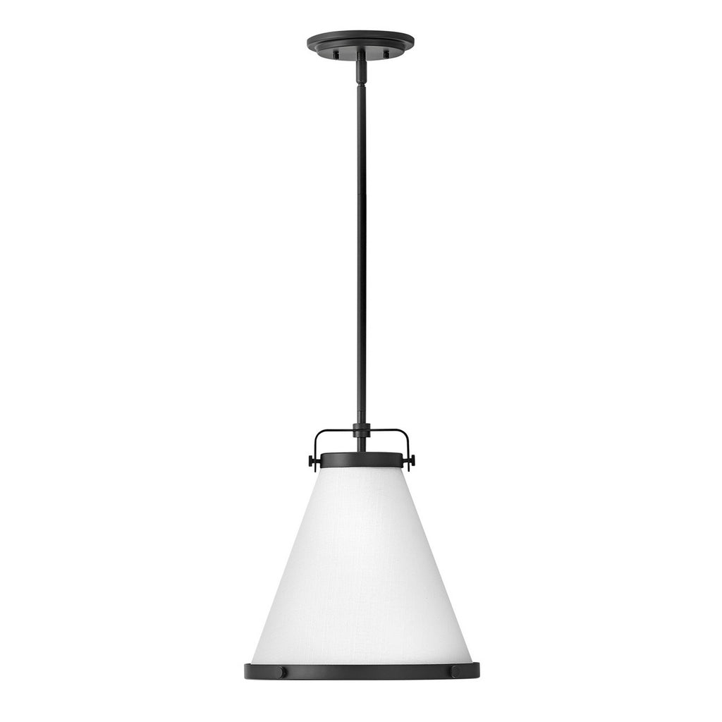 4997BK Lexi 1 Light Industrial Pendant Main Image