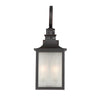 SoHo Chic Modern Farmhouse Outdoor Wall Lantern | English Bronze | Main View